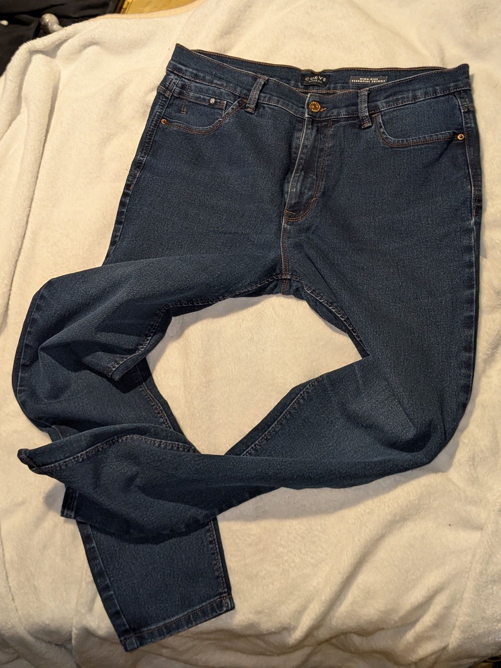 Dark Blue Skinny Jeans - Women